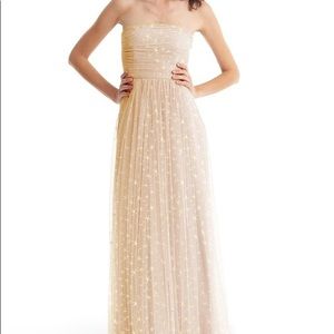 BHLDN Joanna August star tulle dress Cream 2 NWT
